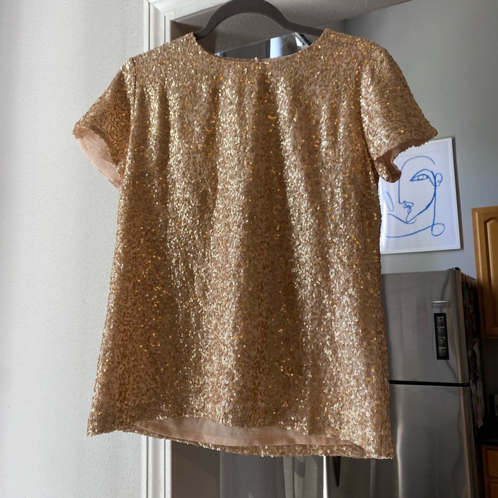 NWOT French Connection Sequin Top